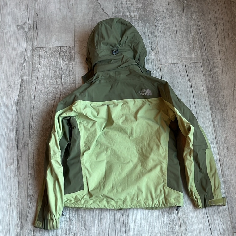 The North‎ Face Green & Gray HyVent Jacket Women’s X Small - Picture 5 of 15